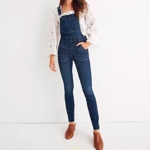 Madewell Women's Blue Denim Overalls